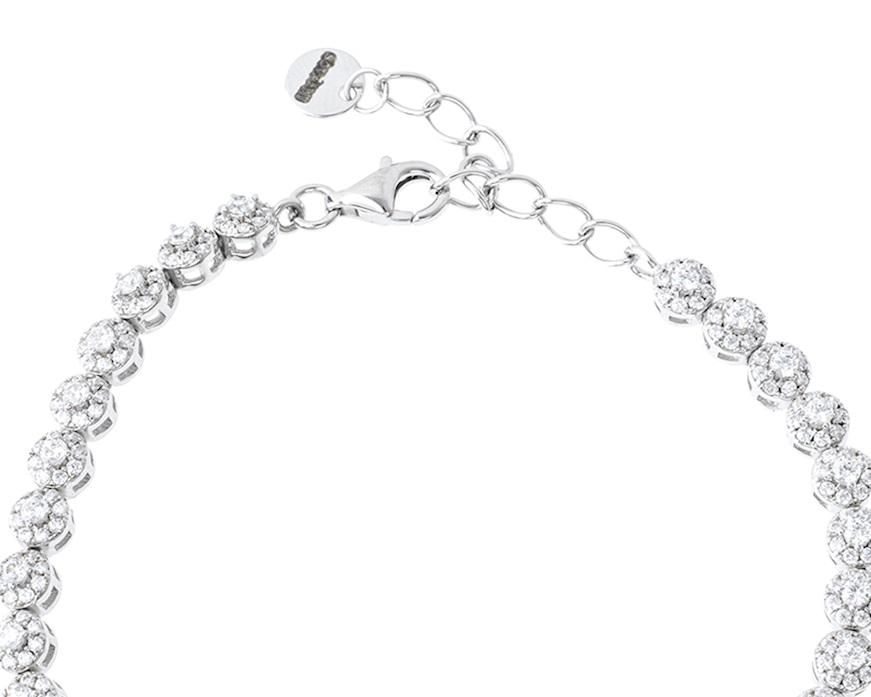 Bracciale Luce argento con cubic zirconia Sovrani