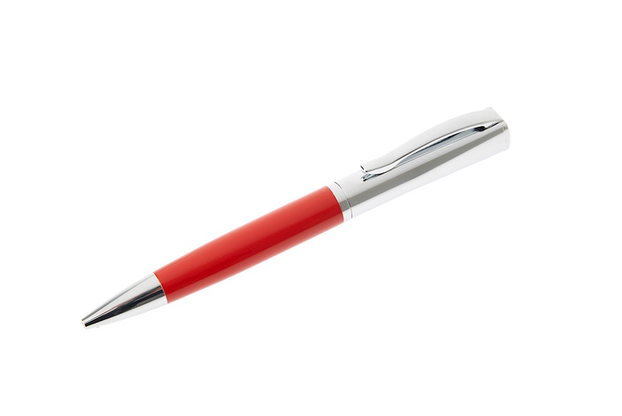Penna rossa e cromata Selezione Zanolli