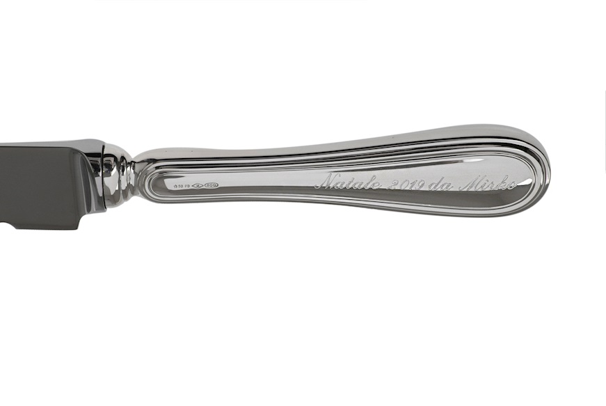 Panettone knife silver in English style Selezione Zanolli