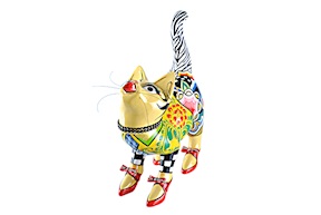Gatto Kitty L dipinto a mano Tom's Drag