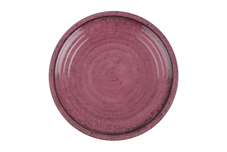 Dinner plate set Mono Magenta 2 pieces Emporio Zani