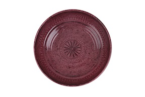 Set di piatti fondi Mono Magenta 2 pezzi Emporio Zani