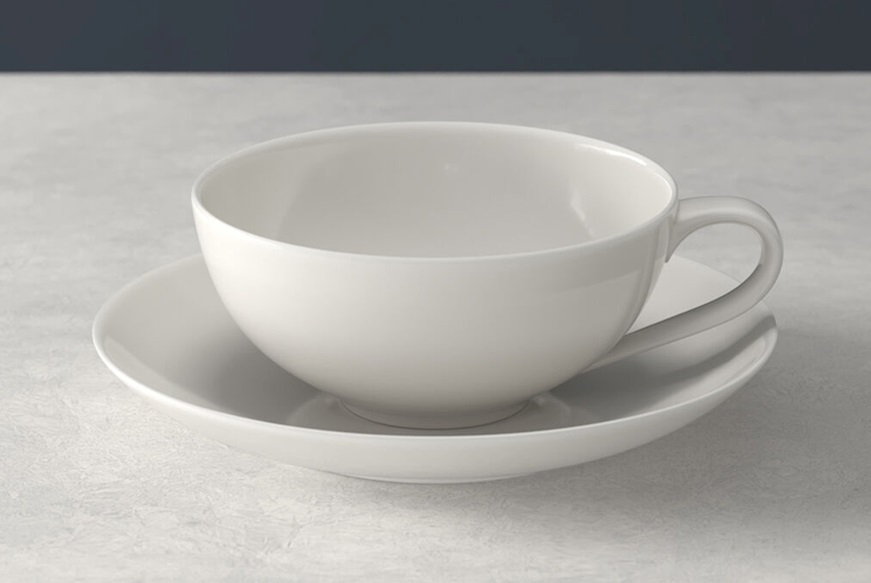 Tea cup For me porcelain with saucer Villeroy & Boch