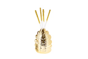 Diffusore a bastoncini Foglia oro Selezione Zanolli