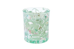 Candleholder glass lavender green Selezione Zanolli