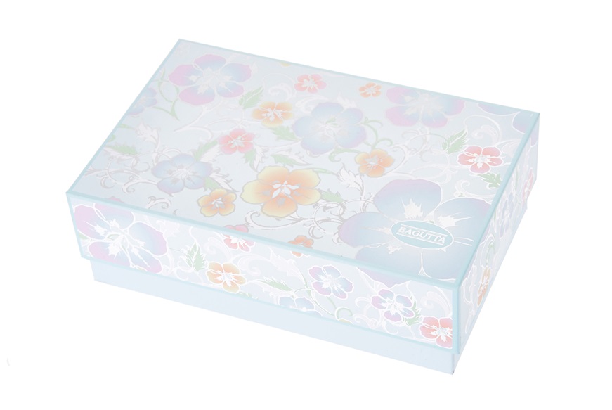 Cofanetto regalo Profumo e Bicchiere azzurro cannella Selezione Zanolli