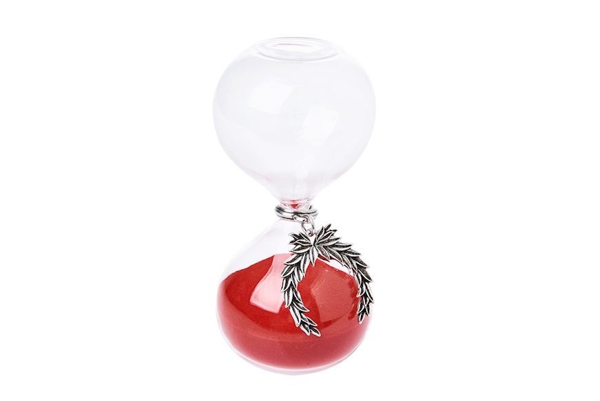 Hourglass Laurel with box and sugared almonds Selezione Zanolli