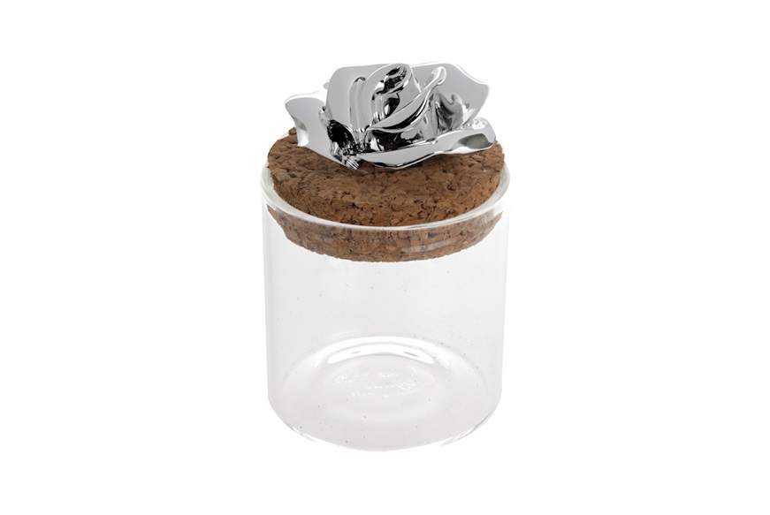 Confection jar with rose Selezione Zanolli