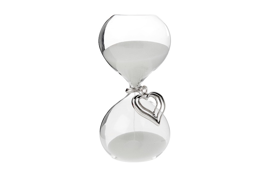 Hourglass Heart with box and sugared almonds Selezione Zanolli