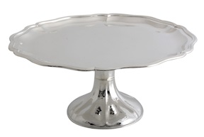 Cake stand silver in 700 style Selezione Zanolli