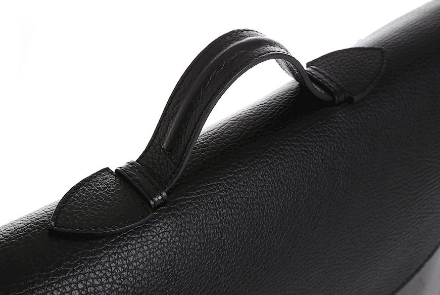 Arm bag Papi leather black Selezione Zanolli