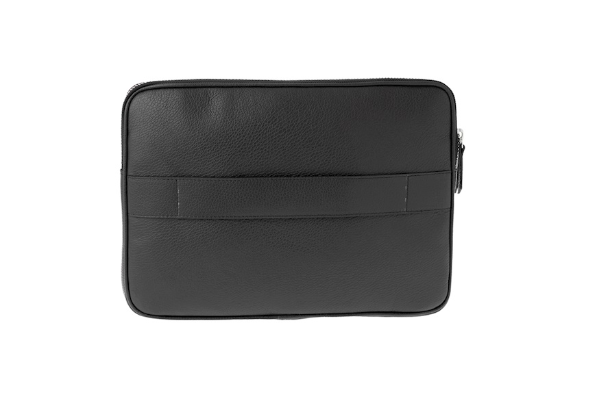 Pochette Folio A4 leather black Selezione Zanolli