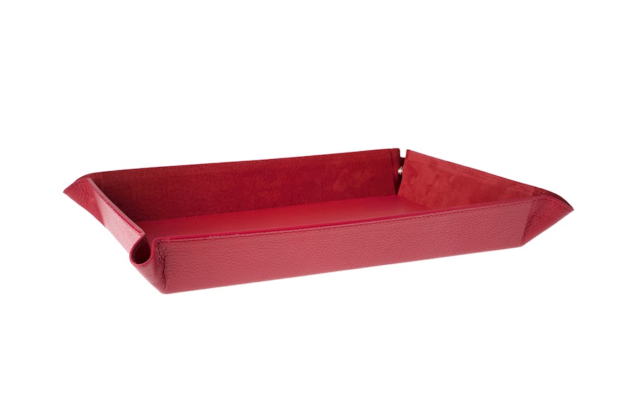 Paperholder Object leather red Selezione Zanolli