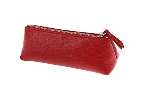 Astuccio triangolo Case pelle rossa Selezione Zanolli