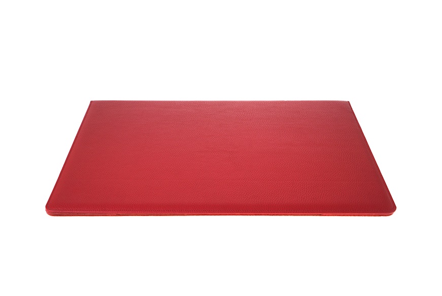 Double table pad Table leather red Selezione Zanolli