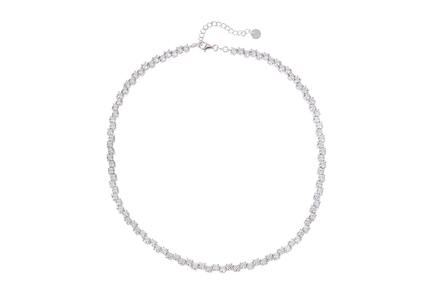 Collana Luce argento con cubic zirconia Sovrani