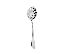 Cucchiaio conchiglia silver plated in stile Inglese Selezione Zanolli
