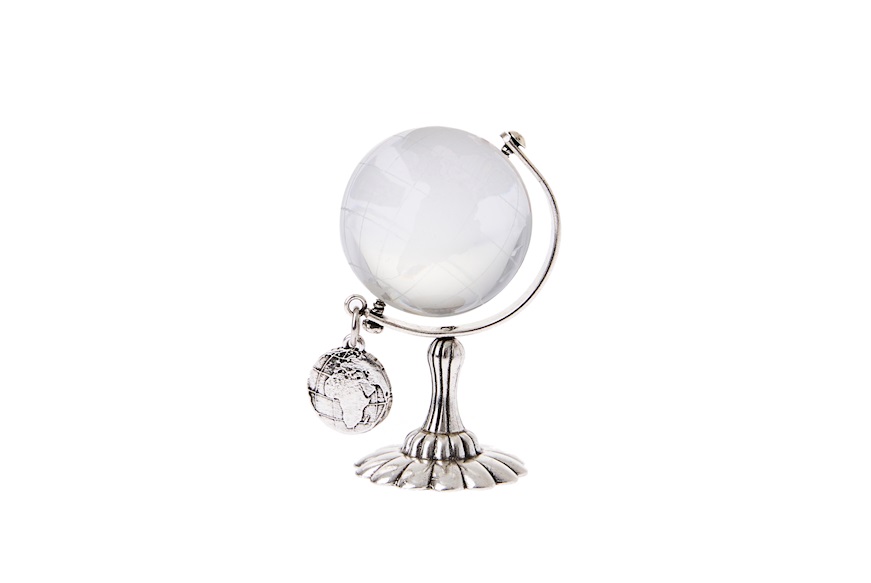 Globe with globe pendant, box and sugared almonds Selezione Zanolli