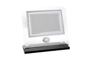 Targa 17 x 12 con espositore in plexiglass Selezione Zanolli