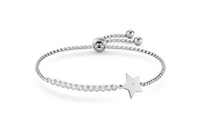 Bracciale Milleluci acciaio stella con zirconi