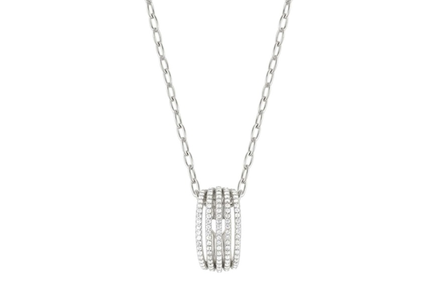 Necklace Lovelight silver and white cubic zirconia pendant Nomination