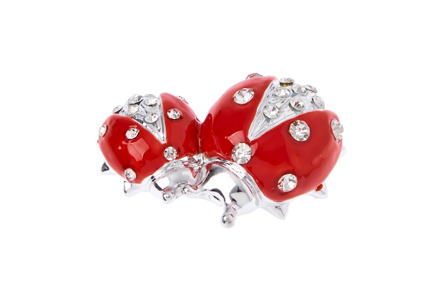 Ladybugs Red with crystals Selezione Zanolli