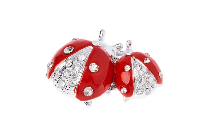 Ladybugs Red with crystals Selezione Zanolli
