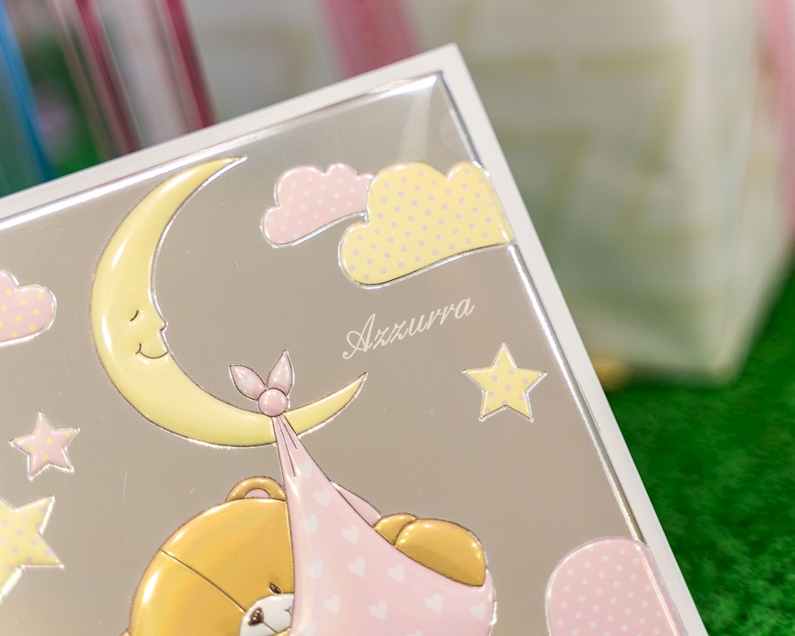 Scatola orsetto Forever Friends argento pvd rosa Selezione Zanolli