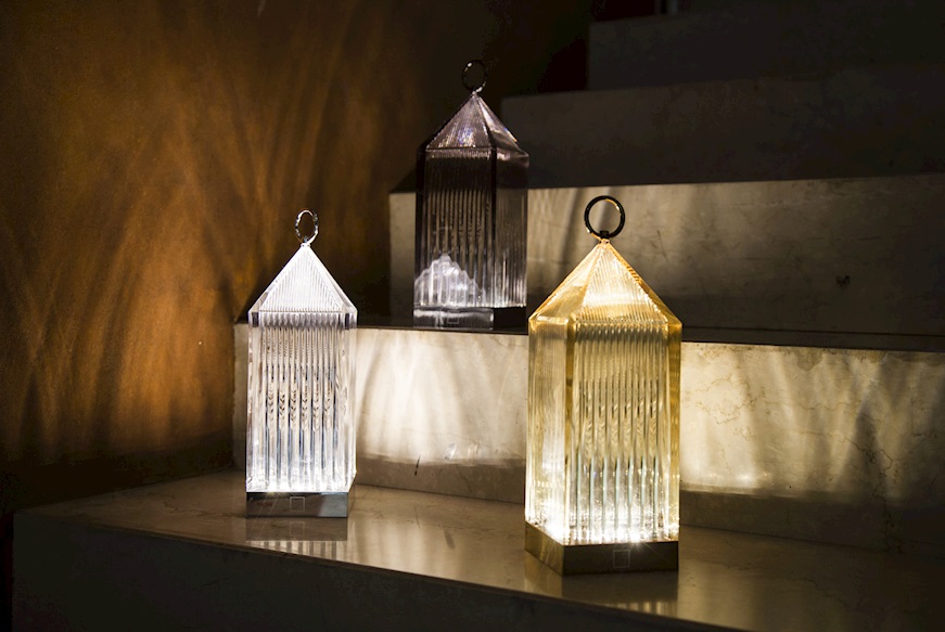 Lampada Lantern trasparente Kartell