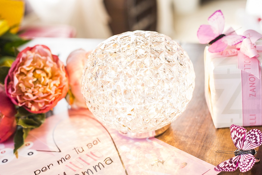 Table lamp Mini Planet crystal Kartell