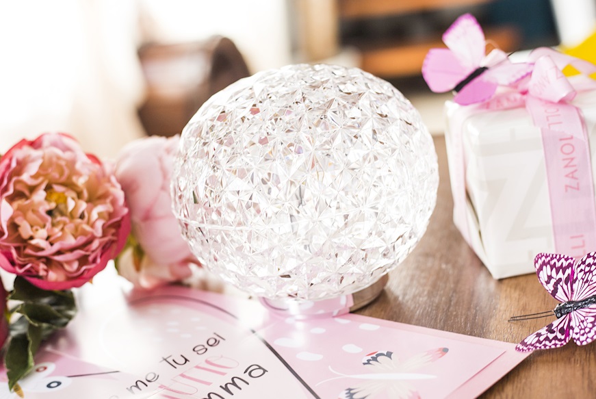 Table lamp Mini Planet crystal Kartell