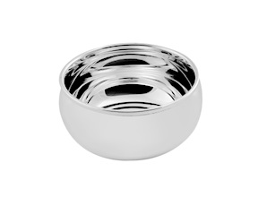 Ciotolina rotonda silver plated Selezione Zanolli