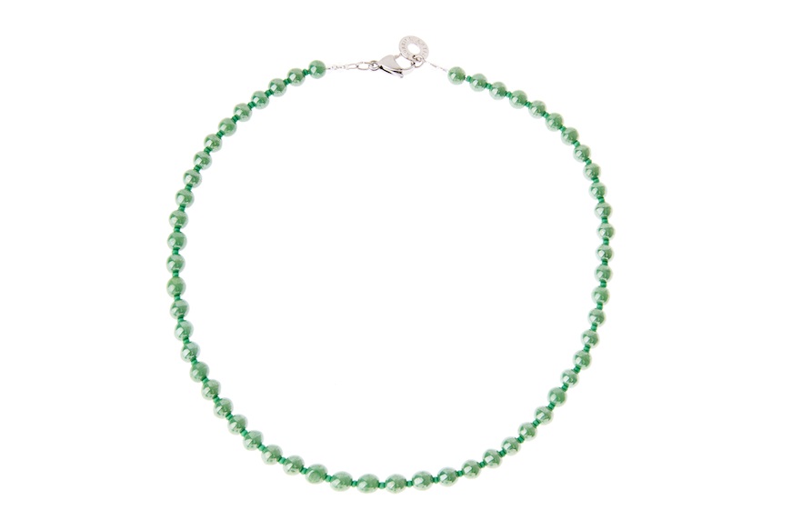 Collana Perleadi verde Antica Murrina