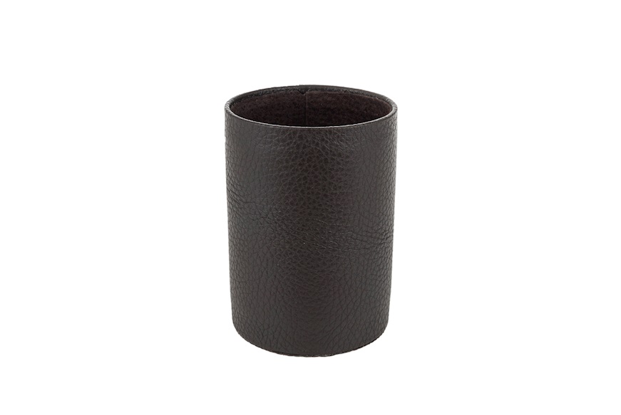 Penholder Table leather brown Selezione Zanolli