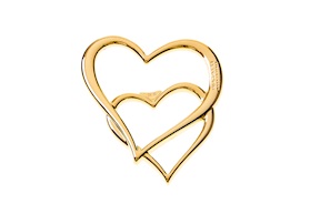 Bottle opener My Love steel gold Bugatti