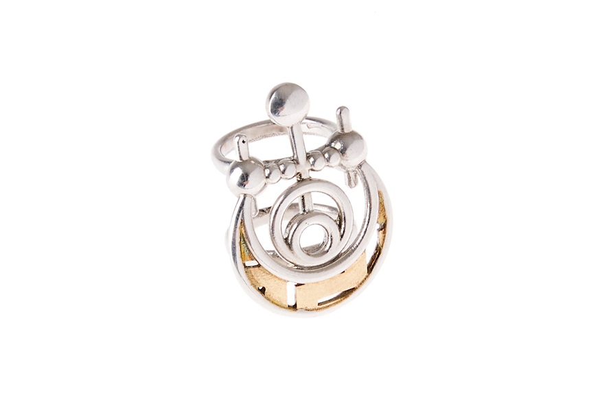 Anello Balikwas fantasia 3 argento Selezione Zanolli