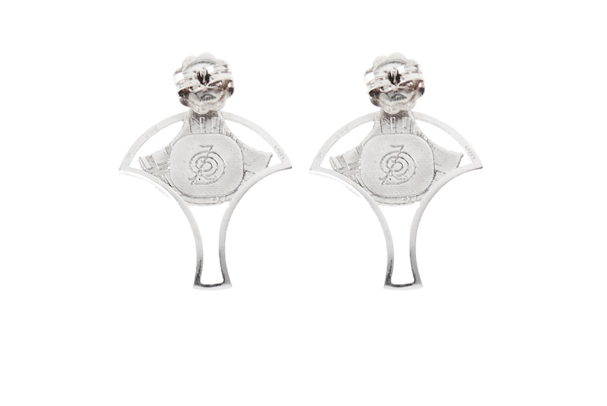 Earrings Fiore di loto silver Selezione Zanolli