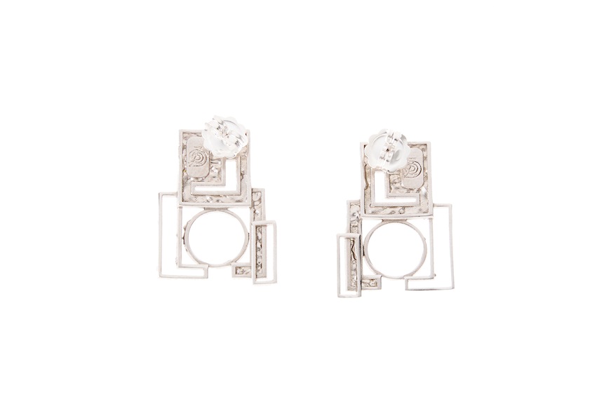 Earrings Protezione silver Selezione Zanolli