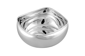 Ciotola quadrata Susanna silver plated Selezione Zanolli