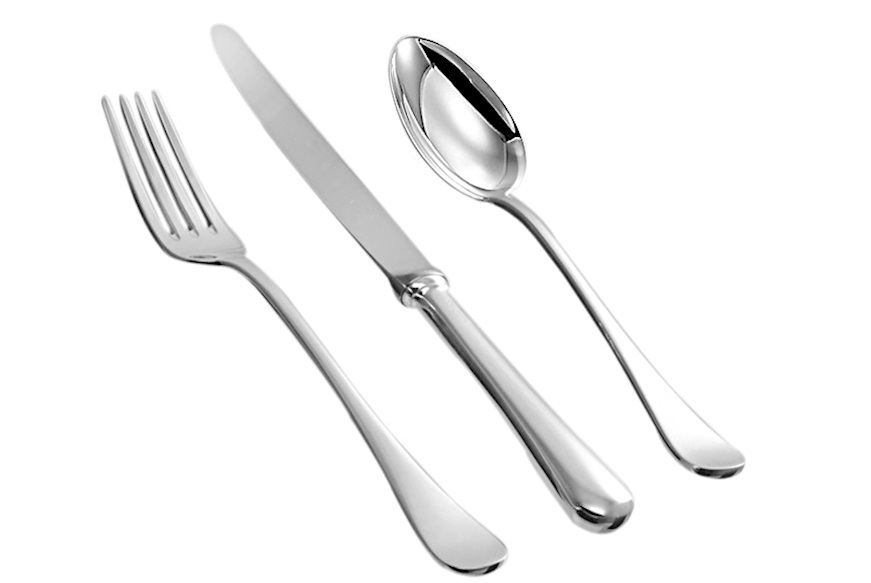 Cutlery set nickel silver 77 pieces in Spanish style Selezione Zanolli