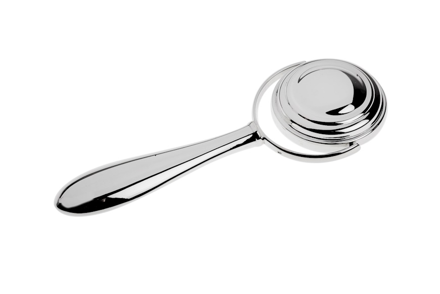 Baby rattle silver revolving Selezione Zanolli