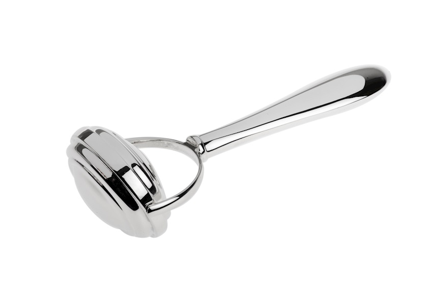 Baby rattle silver revolving Selezione Zanolli