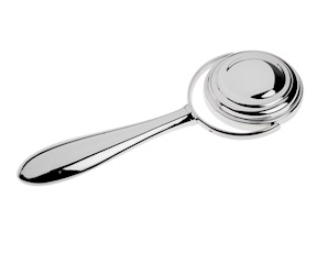 Baby revolving rattle silver Selezione Zanolli