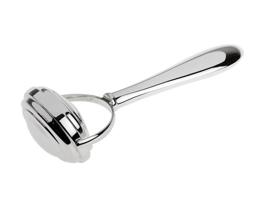 Baby revolving rattle silver Selezione Zanolli