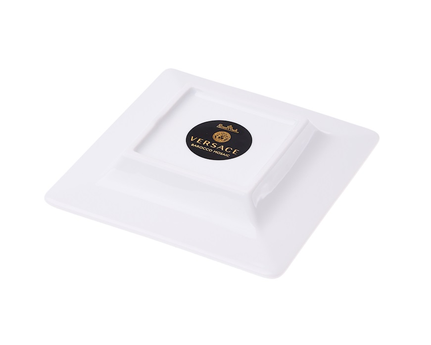 Coppa quadra Barocco Mosaic porcellana Versace