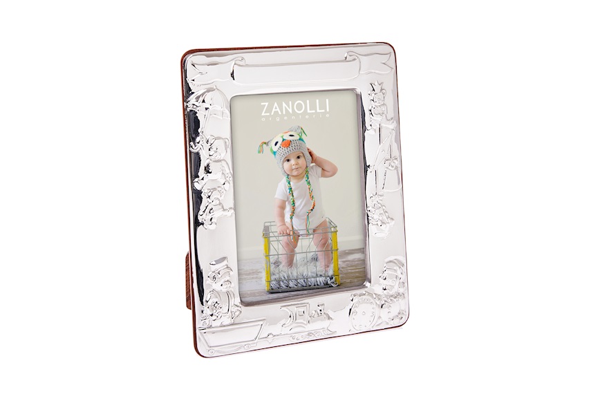 Picture frame silver with toys decoration Selezione Zanolli