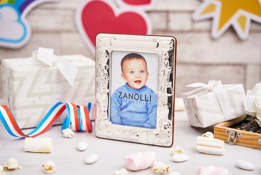 Picture frame silver with toys decoration Selezione Zanolli