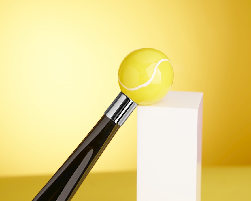 Shoehorn Tennis Ball hand-painted Selezione Zanolli