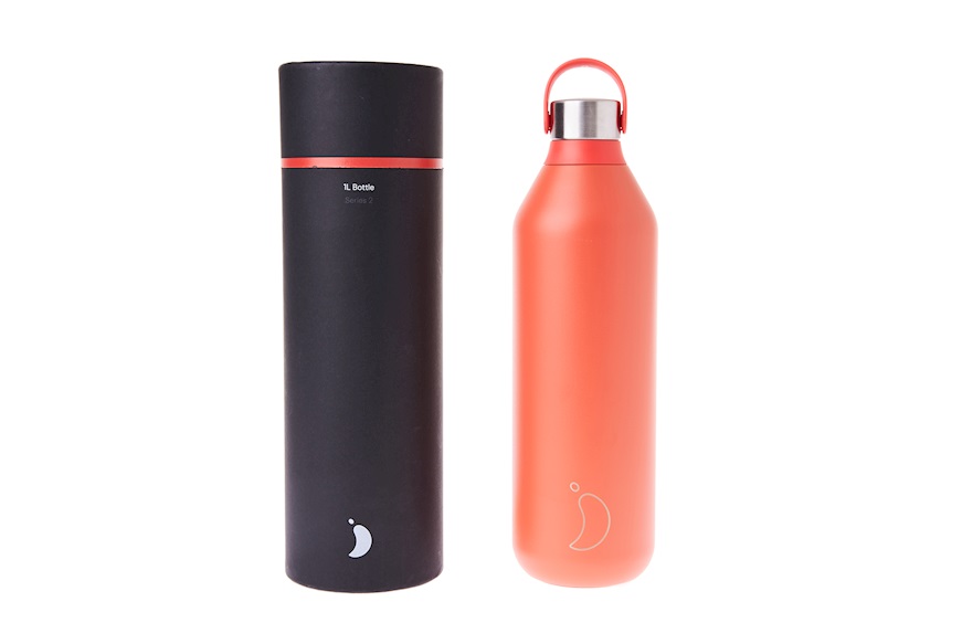 Thermal bottle steel maple red Chilly's Bottles