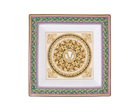 Coppa quadra Barocco Mosaic porcellana Versace